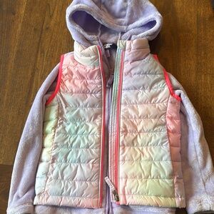 Lands End Fleece and Amazon Essentials vest